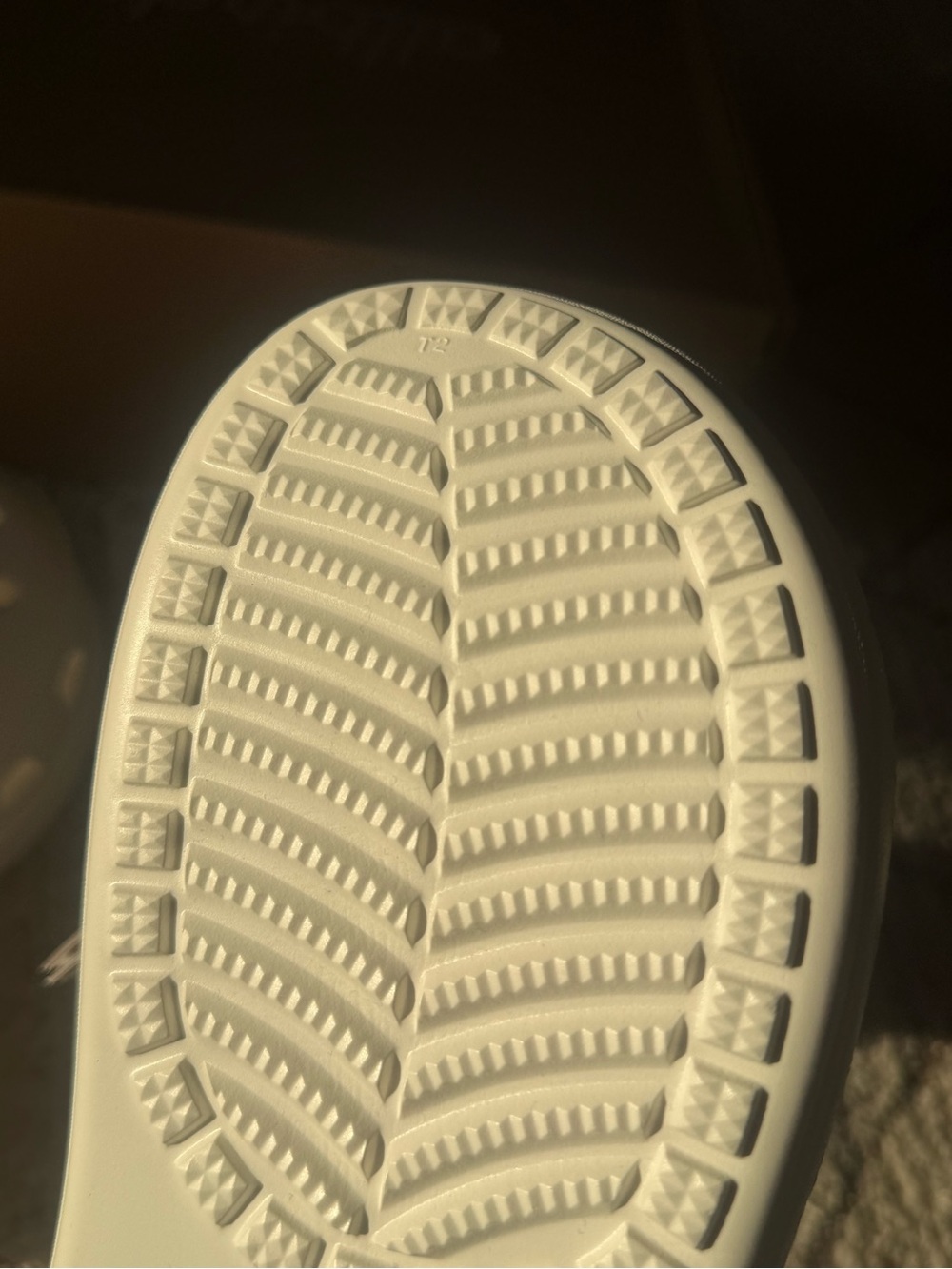 NWT Crocs Classic Crush Platform Clog White Women’s 7 Men’s 5 - Picture 7 of 8